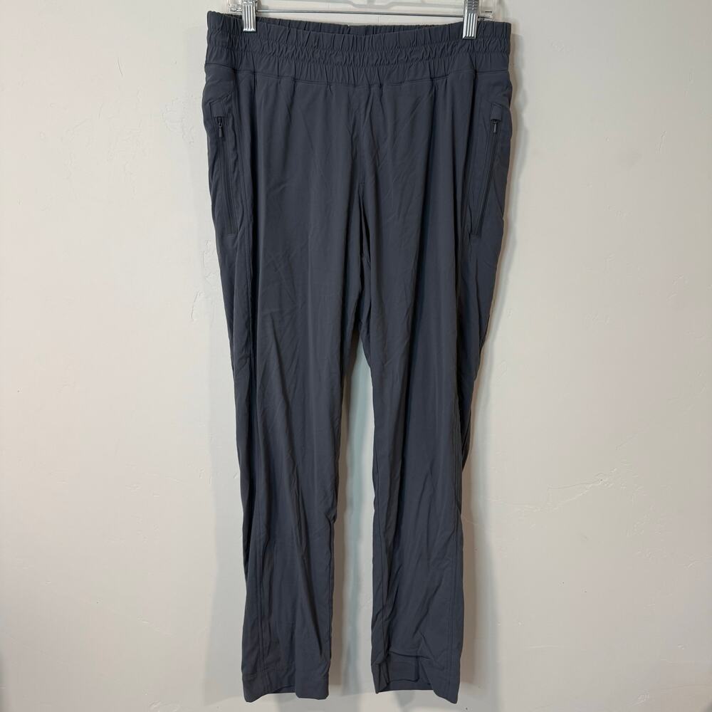 Mountain Hardwear Women's Dynama Lined Pants Blue Grey 12 Ankle Tapered Casual